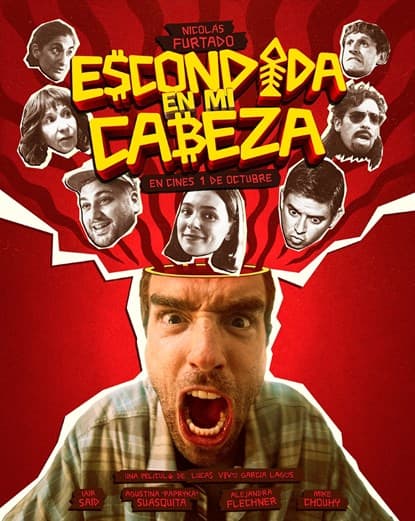 Afiche de Escondida en mi cabeza